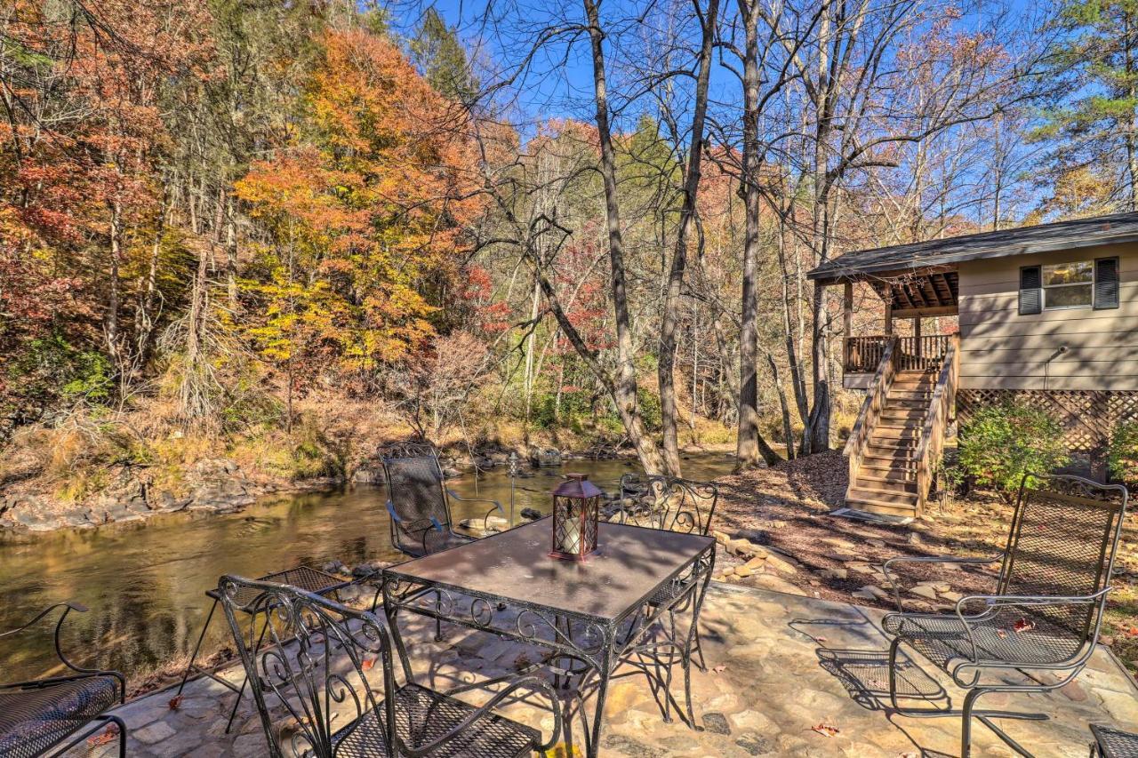 Вилла Creekside Retreat With Deck, 18 Miles To Wolf Ridge Weaverville Экстерьер фото