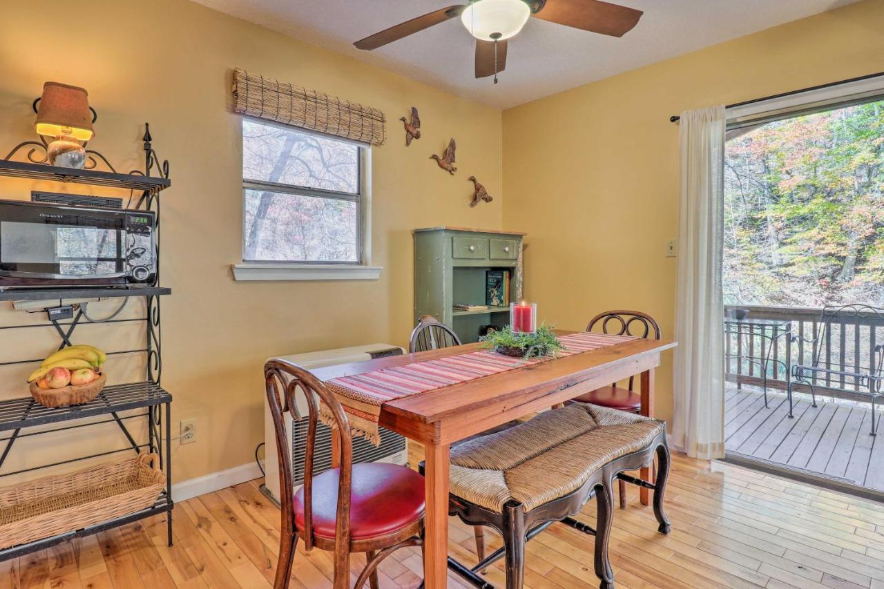 Вилла Creekside Retreat With Deck, 18 Miles To Wolf Ridge Weaverville Экстерьер фото