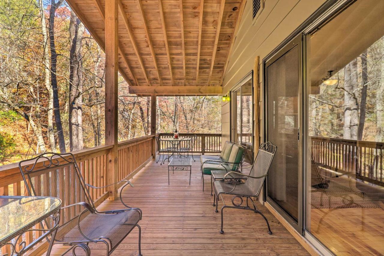 Вилла Creekside Retreat With Deck, 18 Miles To Wolf Ridge Weaverville Экстерьер фото